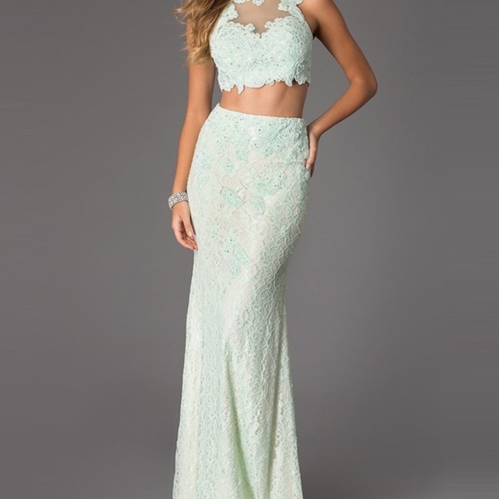 OBO!! MINT GREEN FORMAL DRESS